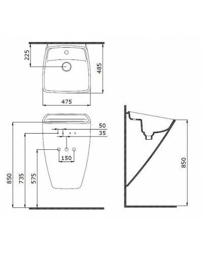 Раковина Bocchi Firenze 47 1082-004-0126 Черная матовая