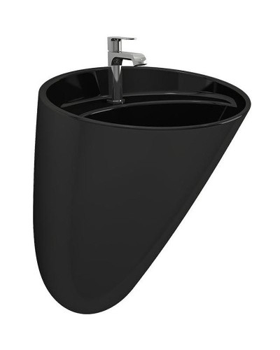 Раковина Bocchi Venezia 53 1083-005-0126 Черная глянцевая