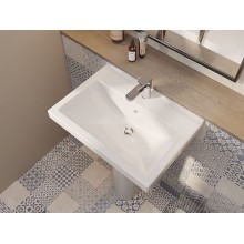 Раковина Santeri Визит 55 1.3115.3.S00.11B.0 Белая