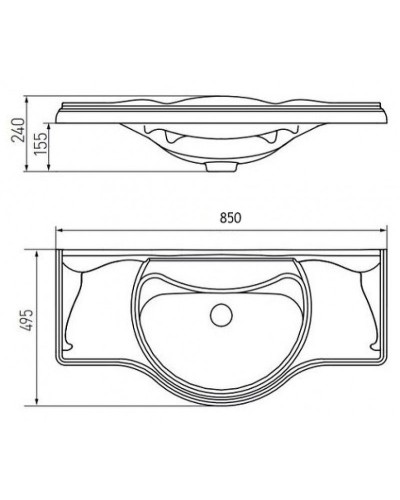 Раковина Roca America 85 327206000 Белая