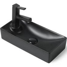 Раковина SantiLine 43 L SL-2009LMB Черная матовая