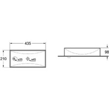 Раковина SantiLine 43 R SL-2009RMB Черная матовая
