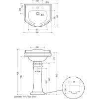 Раковина Migliore Bella 56 20605 Белая