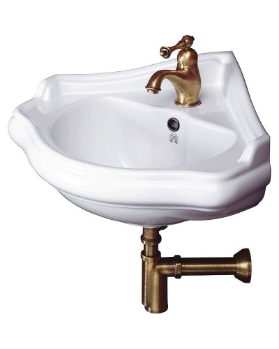 Раковина Migliore Bella 57 20608 угловая Белая