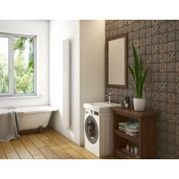 Раковина Эстет Lea 60 ФР-00003451 на стиральную машину Белая