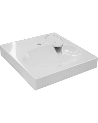 Раковина Эстет Lea 60 ФР-00001624 на стиральную машину Белая