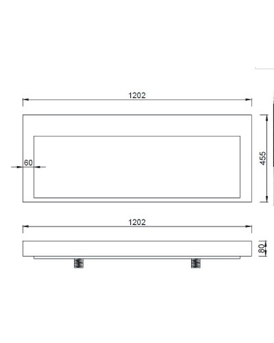Раковина Boheme Armadi Art Flat 120 859-120 Белая