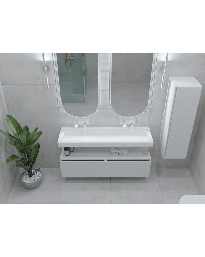 Раковина Boheme Armadi Art Flat 140 859-140 Белая