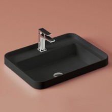 Раковина Artceram Fuori 60 TFL034 17 00 Черная матовая