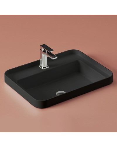 Раковина Artceram Fuori 60 TFL034 17 00 Черная матовая