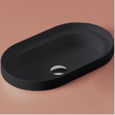 Раковина Artceram Fuori 60 TFL033 17 00 Черная матовая