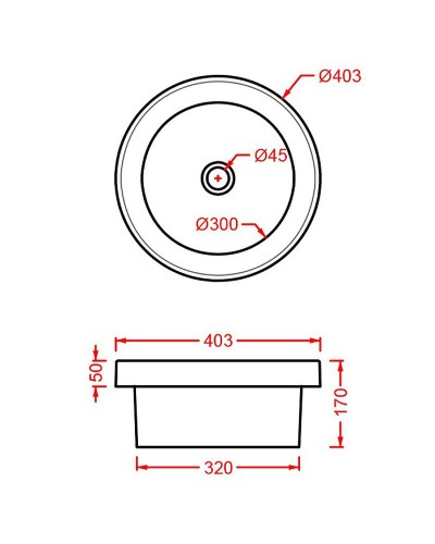 Раковина Artceram Fuori 40 TFL032 05 00 Белая матовая