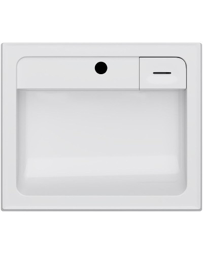 Раковина AM.PM X-Joy 60 M85AWCC0602WG над стиральной машиной Белая