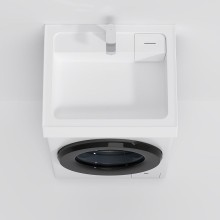 Раковина AM.PM X-Joy 60 M85AWCC0602WG над стиральной машиной Белая