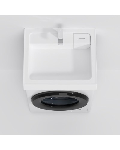 Раковина AM.PM X-Joy 60 M85AWCC0602WG над стиральной машиной Белая