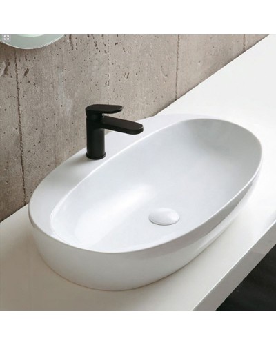 Раковина Azzurra Elegance Circle 60 ELLA060420CMBI/(ECI60M bi)x1 Белая