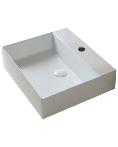 Раковина Azzurra Elegance Squared 60 ELLP060450QMBI/(EQA60M bi)x1 Белая