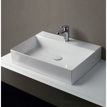 Раковина Azzurra Elegance Squared 60 ELLP060450QMBI/(EQA60M bi)x1 Белая