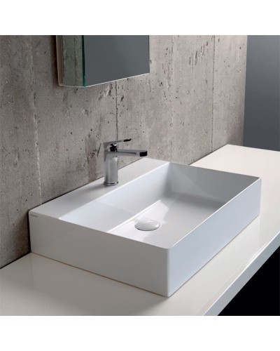 Раковина Azzurra Elegance Squared 60 ELLP060450QMBI/(EQA60M bi)x1 Белая