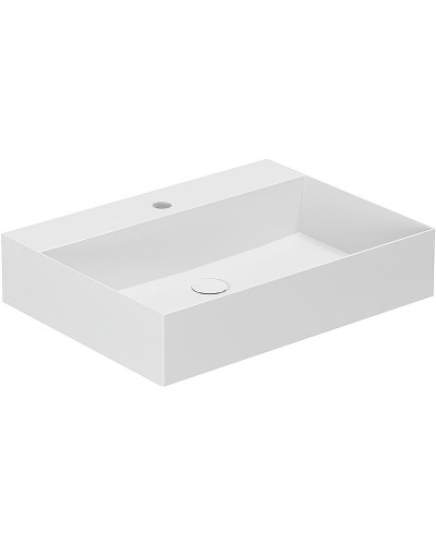 Раковина Azzurra Elegance Squared 60 ELLP060450QMBI/(EQA60M bi)x1 Белая