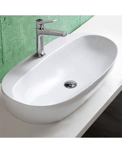 Раковина Azzurra Elegance Circle 70 ELLA070420CMBI/(ECI70M bi)x1 Белая