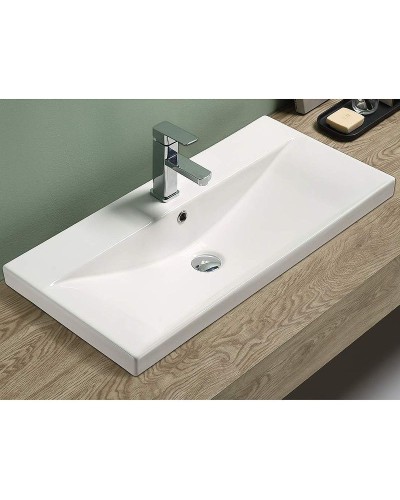 Раковина Velvex 80 9696-80 Белая