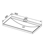 Раковина Aquanet Нота 90 284114 Белая