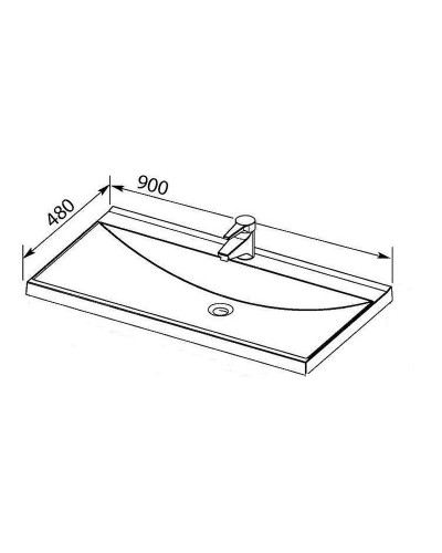Раковина Aquanet Нота 90 284114 Белая
