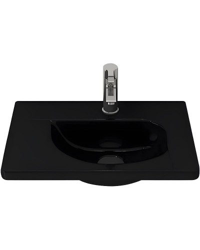 Раковина Bocchi Taormina Arch 45 1015-005-0126 Черная глянцевая
