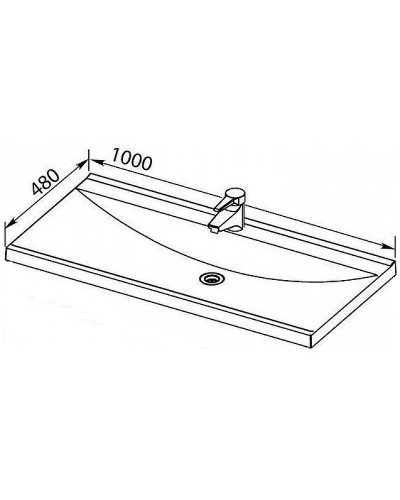 Раковина Aquanet Нота 100 284116 Белая
