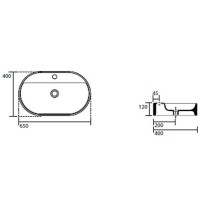 Раковина Kerasan Ciotola 65 028531x1 Черная матовая