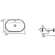 Раковина Kerasan Ciotola 65 028531x1 Черная матовая