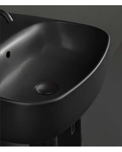 Раковина Kerasan Nolita 60 534131x1 Черная матовая