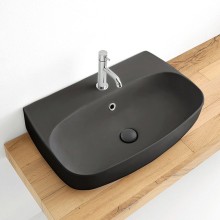 Раковина Kerasan Nolita 60 534131x1 Черная матовая