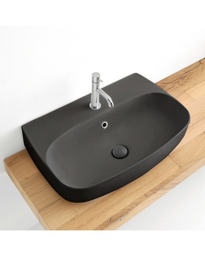 Раковина Kerasan Nolita 60 534131x1 Черная матовая