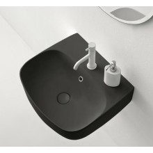 Раковина Kerasan Nolita 60 534131x1 Черная матовая