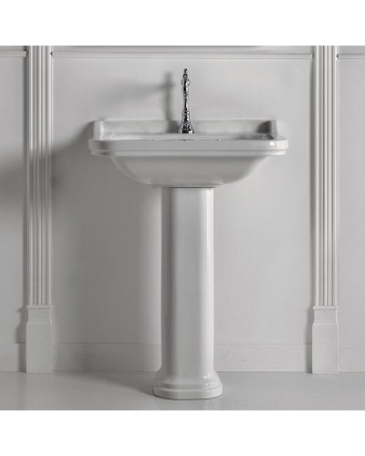 Раковина Kerasan Waldorf 80 4141K1bi/crx1 Белая