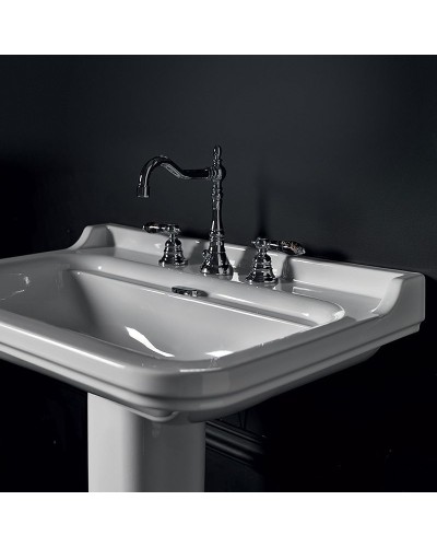 Раковина Kerasan Waldorf 80 4141K1bi/crx3 Белая