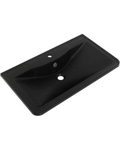 Раковина BelBagno 100 BB1000/455-LV-ART-ALR-NERO Черная матовая