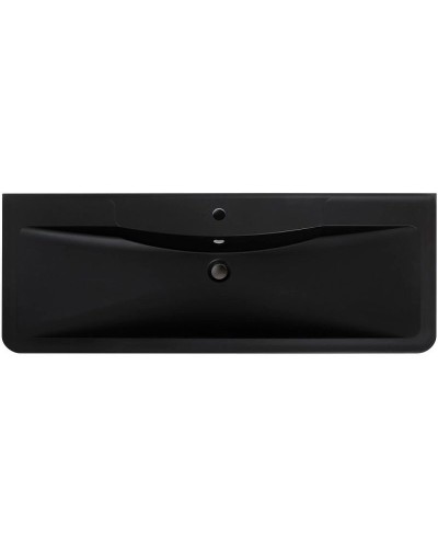 Раковина BelBagno 120 BB1200/455-LV-ART-ALR-NERO Черная матовая