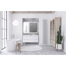 Раковина BelBagno 120 BB1200/455-LV-MR-ALR Белая