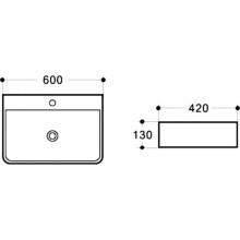 Раковина Vincea 60 VBS-303 Белая