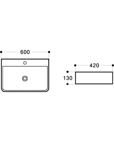 Раковина Vincea 60 VBS-303 Белая