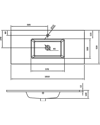 Раковина Boheme Armadi Art Lucido 100 852-100-GR Графит глянцевый