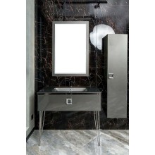 Раковина Boheme Armadi Art Lucido 100 852-100-GR Графит глянцевый