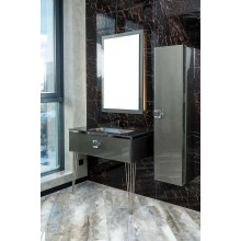 Раковина Boheme Armadi Art Lucido 100 852-100-GR Графит глянцевый