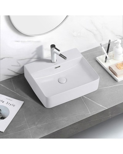 Раковина Abber Rechteck 50 AC2203 Белая