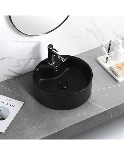 Раковина Abber Bequem 41 AC2104MB Черная матовая