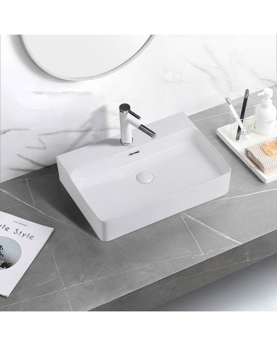 Раковина Abber Rechteck 61 AC2201 Белая