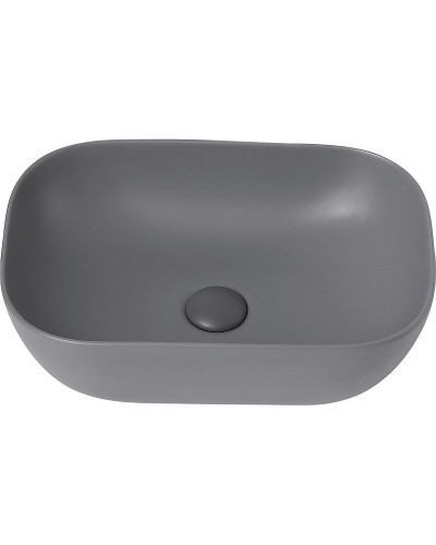 Раковина-чаша Abber Rechteck 46 AC2200MG Серая матовая